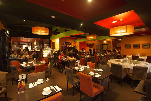 The interior at Noodle House Mitcham
