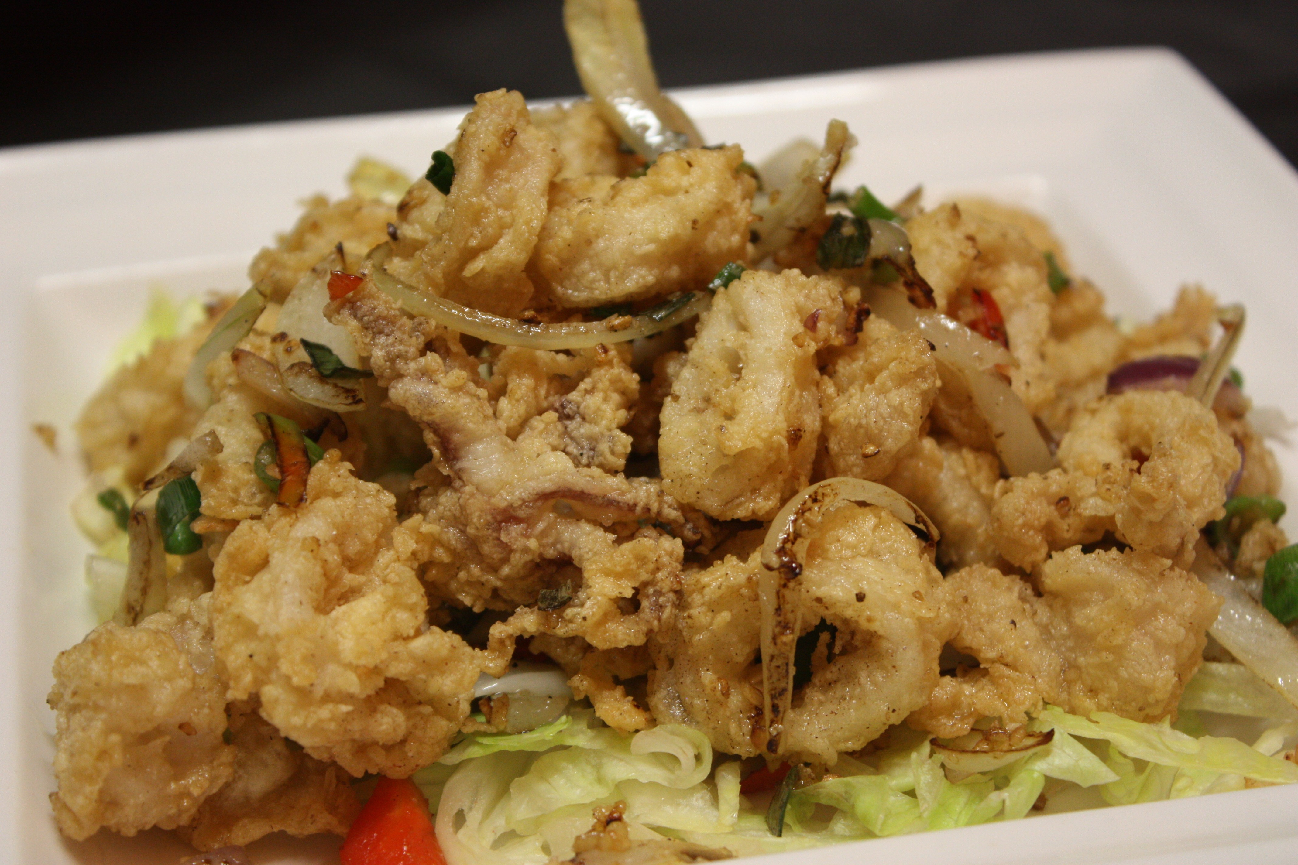 Spicy Salted Calamari at Noodle House Mitchell